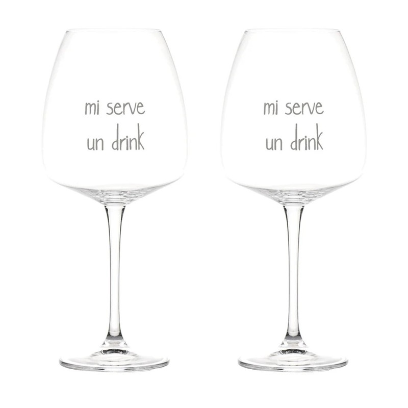 Set 2 Calici Mi serve un drink di Simple Day - immagine 2