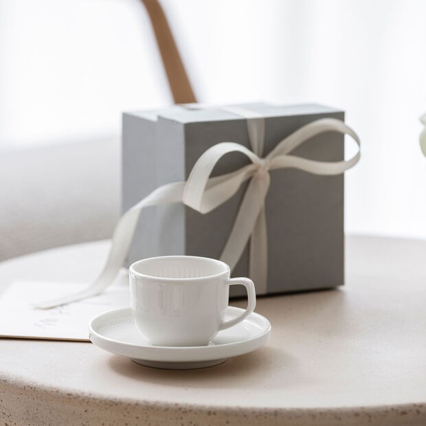 Tazzina e Piattino da Caffè Linea Afina di Villeroy & Boch - immagine 2