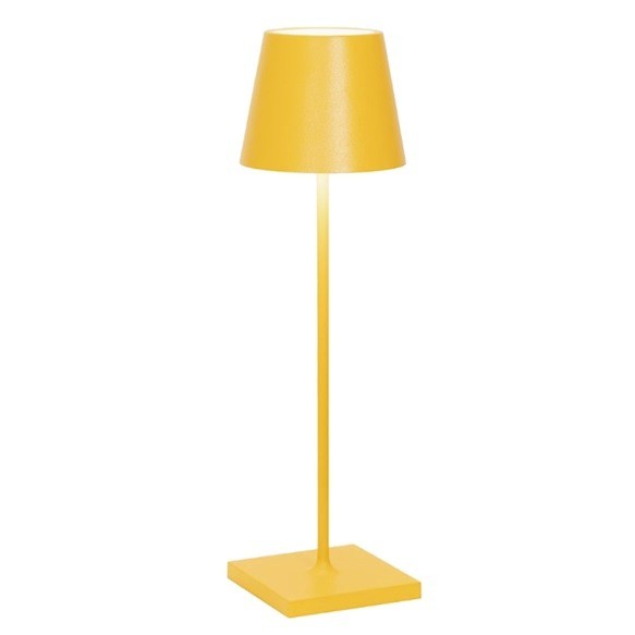 883A7A9F9B1BC320387B6CB7EC0F8E5A_8054040726866-Poldina_Pro_Ocra_di_Zafferano-Zanoletti-1 Lampada prêt à porter Poldina Pro Table Ocra di Zafferano - immagine 1