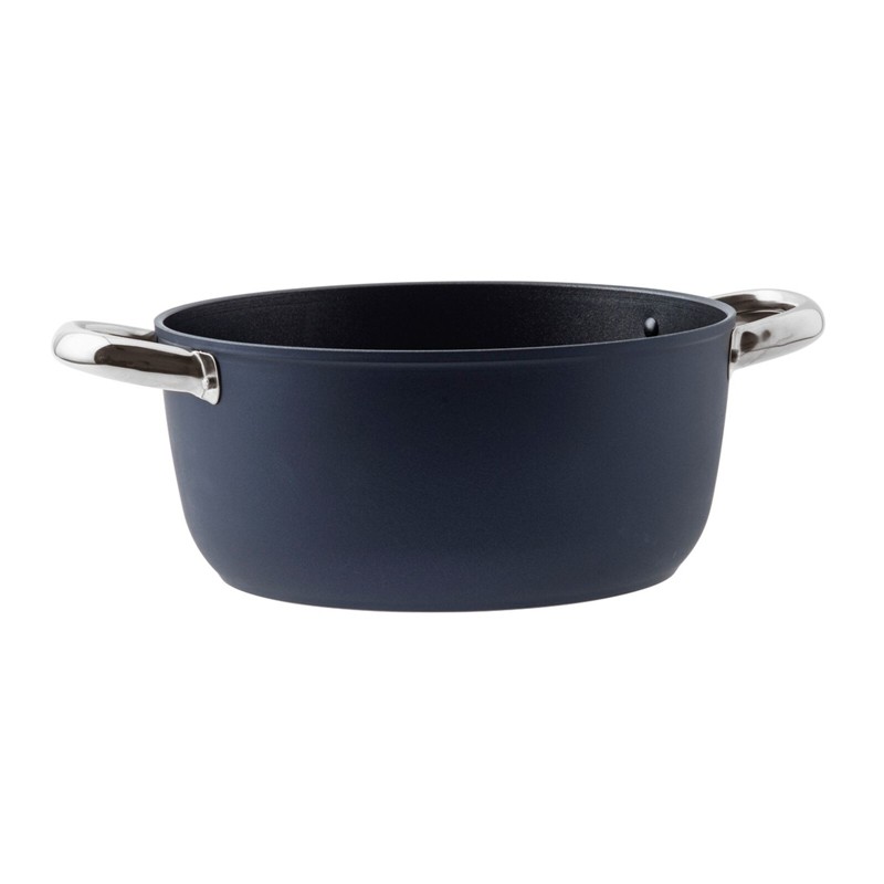 Casseruola con coperchio 20 cm a due maniglie linea Midnight di Sambonet - immagine 2