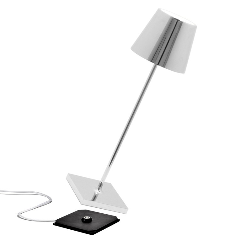 94CF1B325F86556720193EDF5FE6F44D_8052536910140-LD0340C3-Lampada_pret___porter_Poldina_pro_table_argento_by_Zafferano-zanoletti-11 Lampada prêt à porter Poldina pro table argento di Zafferano - immagine 1