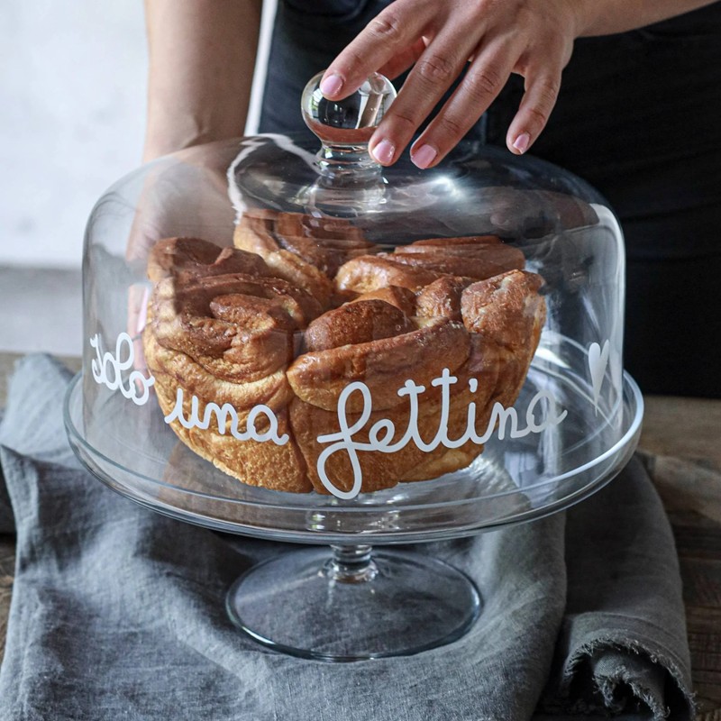 Campana in Vetro per dolci Solo una fettina di Simple Day - immagine 2