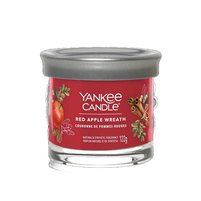 B23DB8F17D4899F2E79C9A1A142213CC_5038581167572-Tumbler_Small_Signature_Red_Apple_Wreath_di_Yankee_Candle-Zanoletti Tumbler Small Signature Red Apple Wreath di Yankee Candle - immagine 1