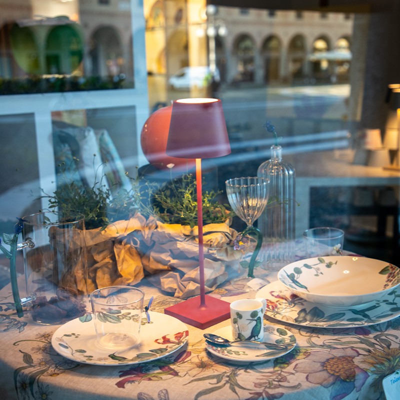 Lampada prêt à porter Poldina pro table rosso di Zafferano - immagine 5