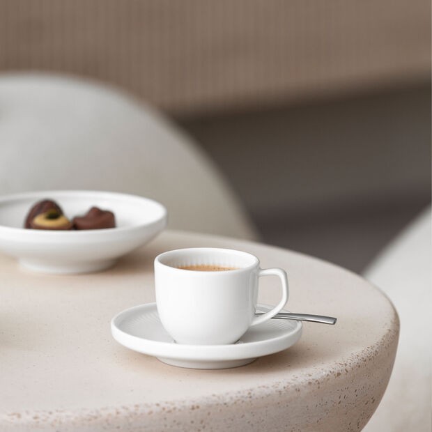 Tazzina e Piattino da Caffè Linea Afina di Villeroy & Boch - immagine 3
