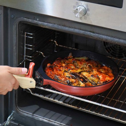 Set Cocotte Rosso con Casseruola e due Padelle di Cookut - immagine 5