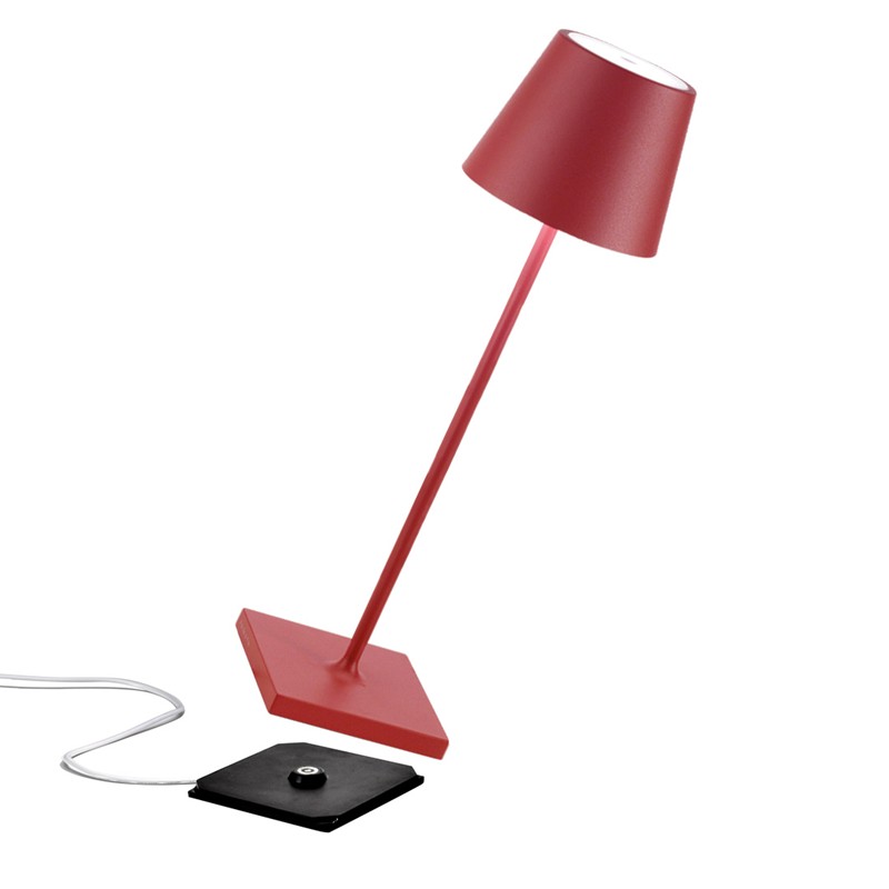CD0B5310138F07A25C5F7A66F862BF84_8056300195825-LD0340F3-Lampada_pret___porter_Poldina_pro_table_rosso_by_Zafferano-zanoletti-1 Lampada prêt à porter Poldina pro table rosso di Zafferano - immagine 1