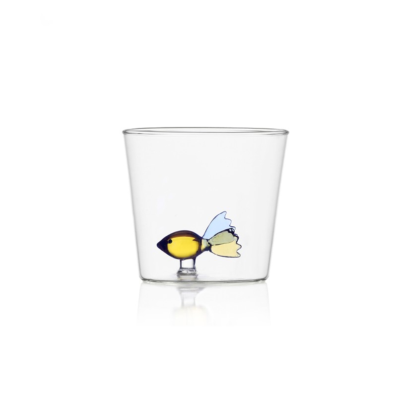 D20639C27E46DB6188DE008100491025_8032397047810-Bicchiere_Pesce_in_Vetro_borosilicato_e_Soffiato_Animal_Farm_di_Ichendorf-zanoletti-1 Bicchiere Pesce in Vetro borosilicato e Soffiato Animal Farm di Ichendorf - immagine 1