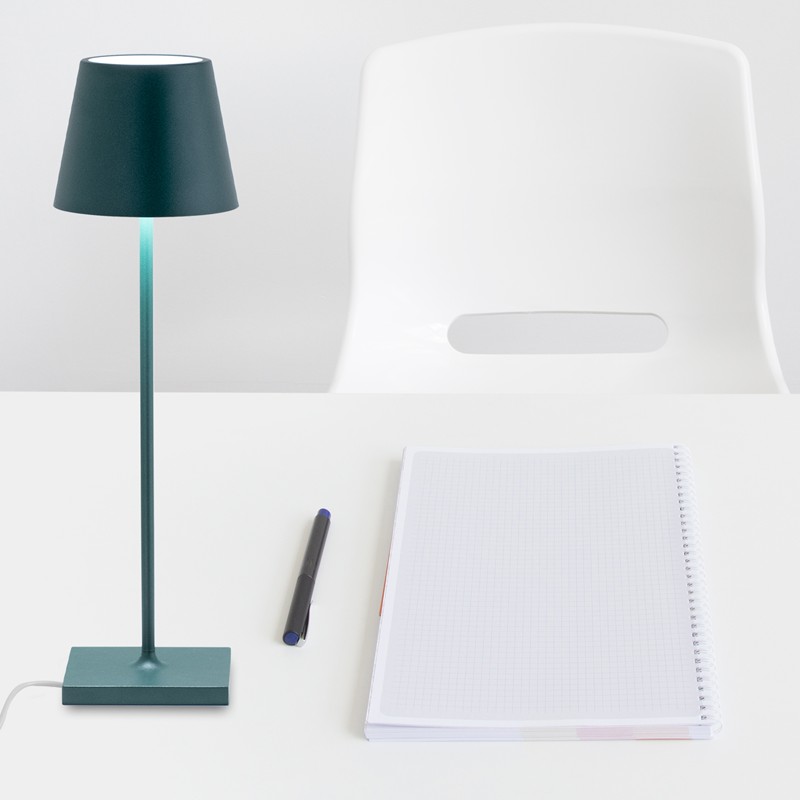 Lampada prêt à porter Poldina pro table verde di Zafferano - immagine 3
