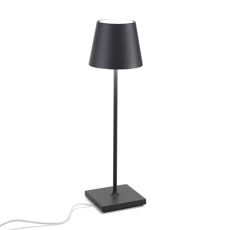 Lampada prêt à porter Poldina pro table grigia di Zafferano - immagine 2