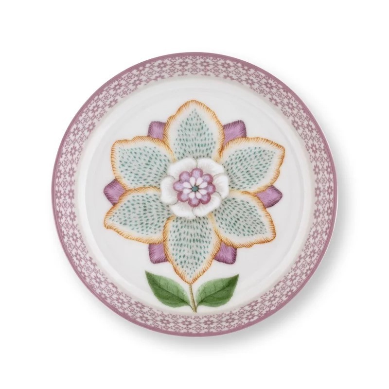 F391BD94500C8206B01290768263B1ED_8720874271772-Porta_Bustina_da_Th__linea_Lily__Lotus__Off_Withe_di_PIP_Studio-zanoletti Porta Bustina da Thè linea Lily & Lotus Off Withe di PIP Studio - immagine 1