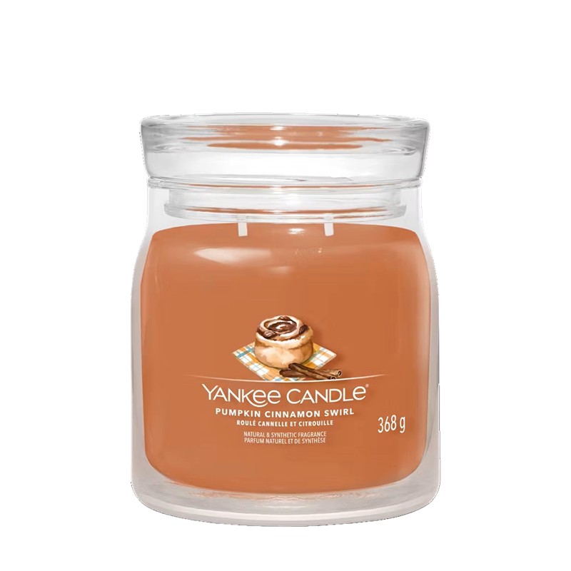 F63A351E693BB548053CF5DA7779AD83_5038581161990-Pumpkin_Cinnamon_Swirl_Giara_Media_di_Yankee_Candle-Zanoletti-1 Pumpkin Cinnamon Swirl Giara Media di Yankee Candle - immagine 1