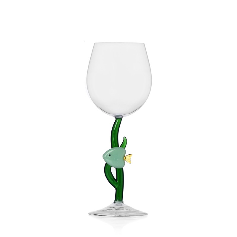 DBA0D455328C4404908EC65DF67DC507_8032397056690-Calici_realizzati_a_mano_Marine_Garden_Pesce_verde_di_Ichendorf-zanoletti-1 Calici realizzati a mano Marine Garden Pesce verde di Ichendorf - immagine 1