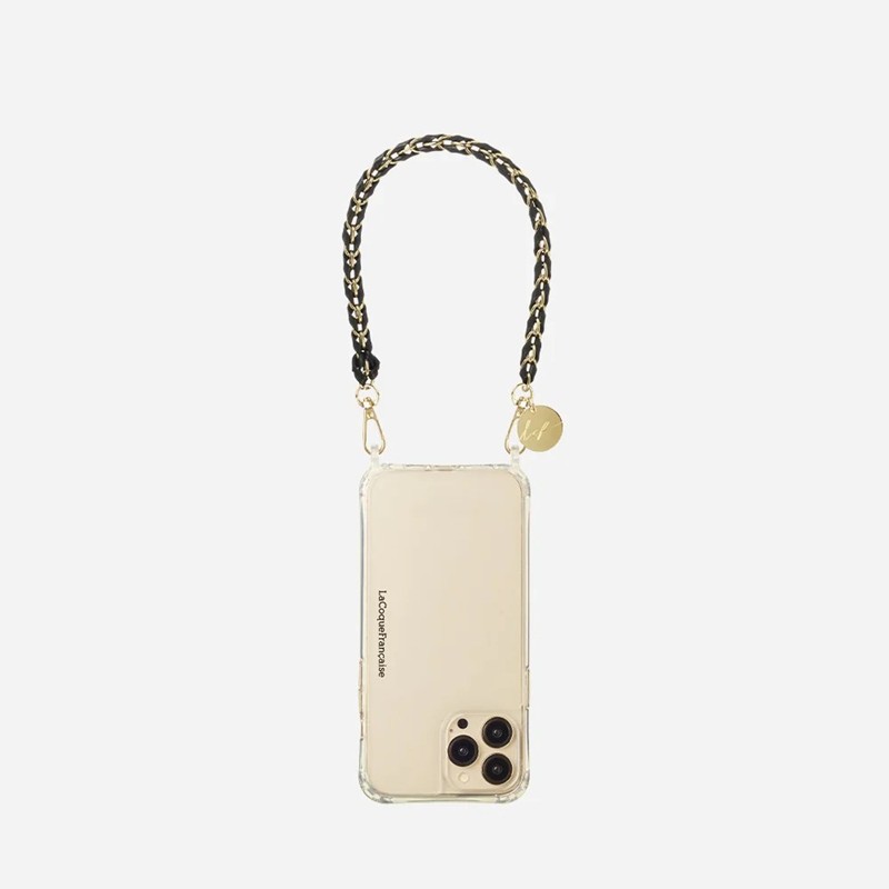 143FB2C3AB651ED8C0EB56E08BD8ED00_3616720662861-Catena_tracolla_per_cellulare_Lou_Oro_e_Nera_40_cm_di_Le_Coque_Francaise-Zanoletti-1 Catena per cellulare Lou Oro e Nera 40 cm di La Coque Francaise - immagine 1