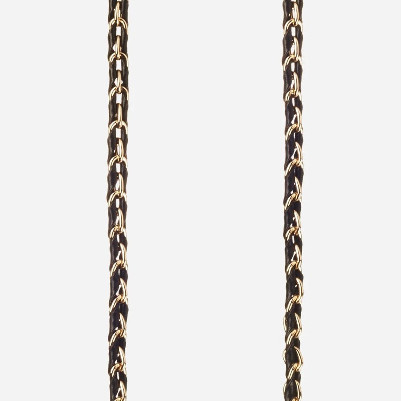 Catena tracolla per cellulare Lou Oro e Nera 120 cm di La Coque Francaise - immagine 2