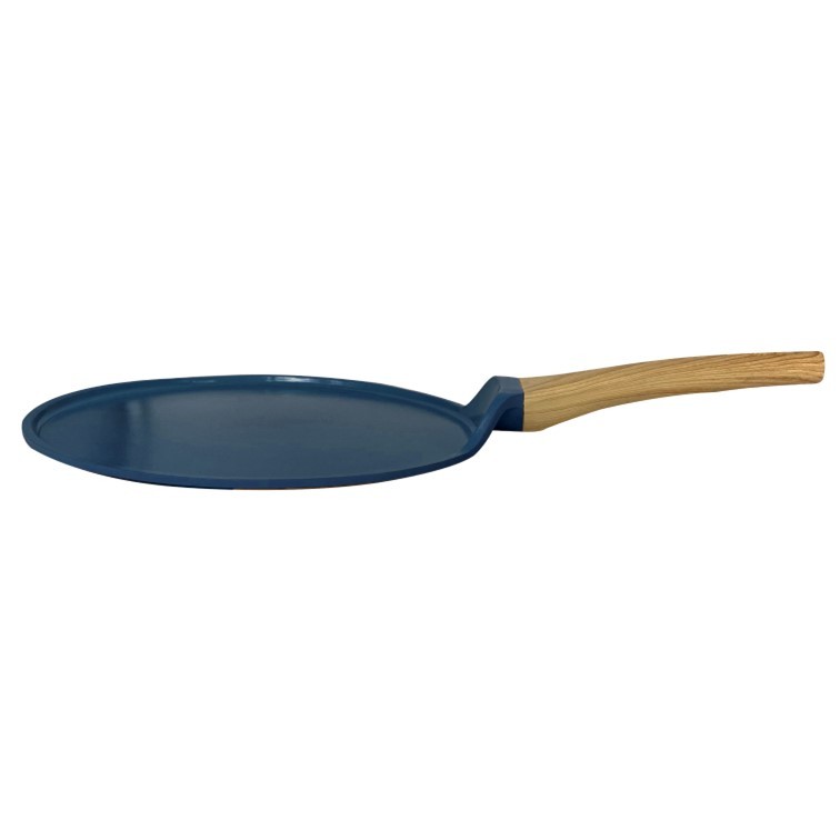7AE51BC9B5C950BC5FAE0C8A0624C4CE_PADELLA_PLANCHA__PER_CHEPES_CM.28_BLU_ZANOLETTI_1 Piastra Cocotte 28 cm con manico amovibile Blu Mirtillo di Cookut - immagine 1