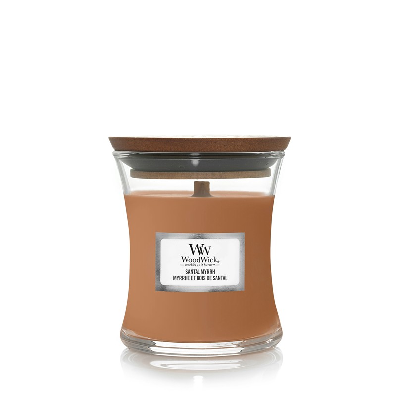 956751EE0F8809DC3D2E5E03D60A3E3D_5038581155869-Candela-Clessidra-Piccola-Santal-Myrrh-di-WoodWick-Zanoletti-1 Candela Clessidra Piccola Santal Myrrh di WoodWick - immagine 1