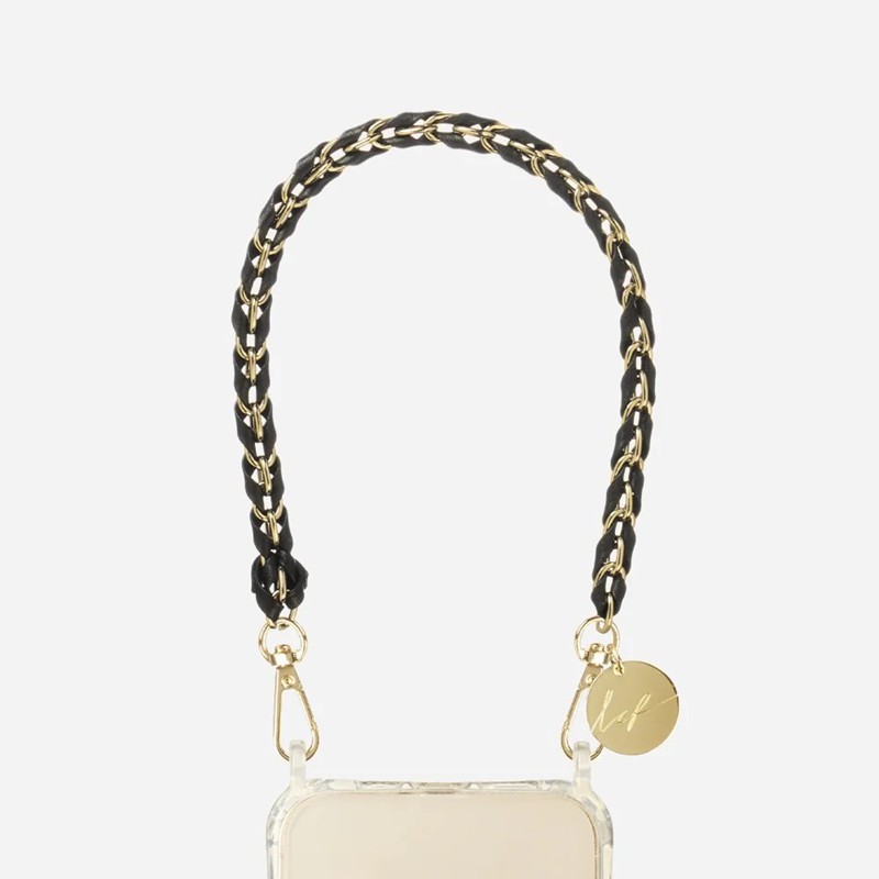 Catena per cellulare Lou Oro e Nera 40 cm di La Coque Francaise - immagine 2