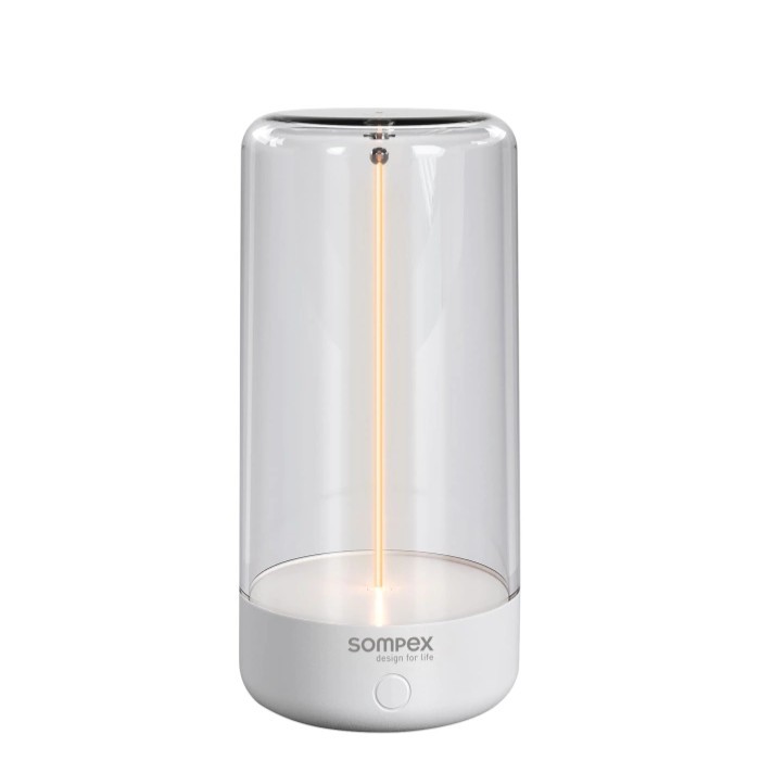 EE8C38F200266A623EE959643D0359CE_4029599114468-Lampada-da-Tavolo-Pulse-Bianca-di-Sompex-Zanoletti-1 Lampada da Tavolo Ricaricabile Pulse Bianca di Sompex - immagine 1