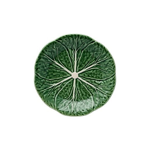 00459ABC0D9981ED19BB2B111C146F6B_5600876077479-Piatto-Frutta-Cabbage-Verde-di-Bordallo-Zanoletti-1 Piatto Frutta Cabbage 19 cm di Bordallo Pinheiro - immagine 1