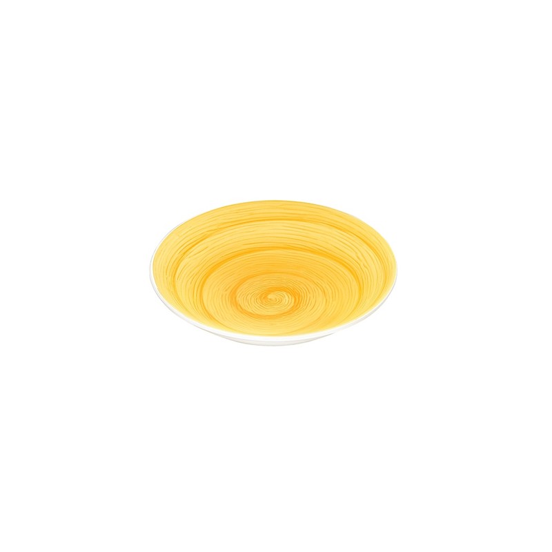 1A1B37146777C7D18187CDA866AD2361_8028460985066-Set-6-Piatti-Fondi-Gialli-in-Ceramica-di-Memento-Zanoletti-1 Set 6 Pezzi Piatti Fondi Gialli in Ceramica di Memento - immagine 1