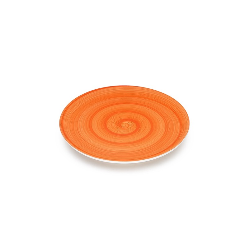 1CBB34ECC0156F0D54A9BB1A153D133C_8028460985325-Set-6-Pezzi-Piatto-Piano-Arancione-in-Ceramica-di-Memento-Zanoletti-1 Set 6 Pezzi Piatti Dessert Arancione in Ceramica di Memento - immagine 1
