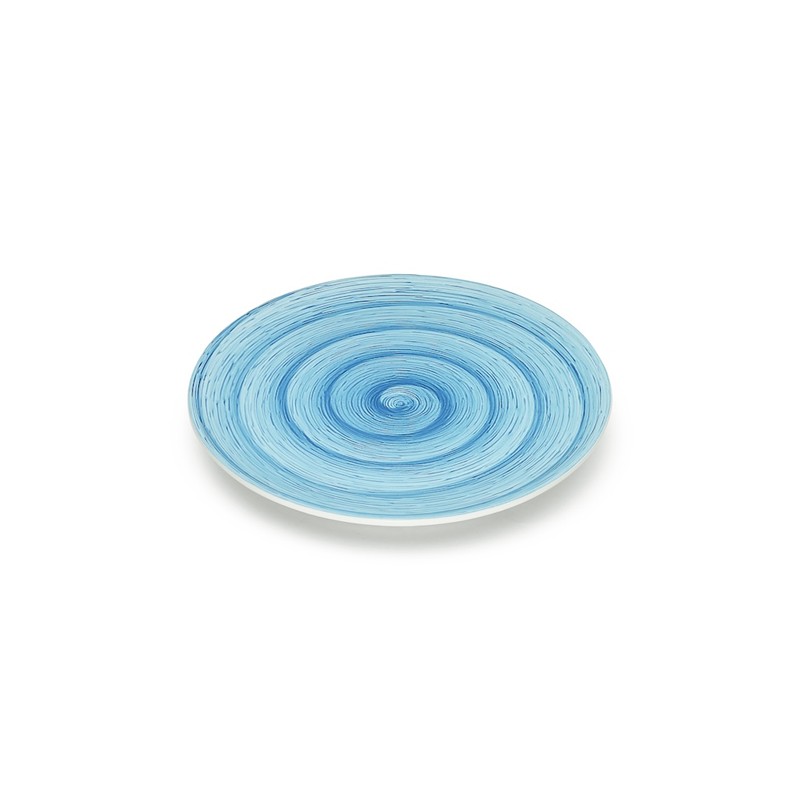 23E44FCD0D16E1A1C6A281DF6BA0A878_8028460985110-Set-6-Pezzi-Piatto-Piano-Turchese-in-Ceramica-di-Memento-Zanoletti-1 Set 6 Pezzi Piatti Dessert Turchese in Ceramica di Memento - immagine 1