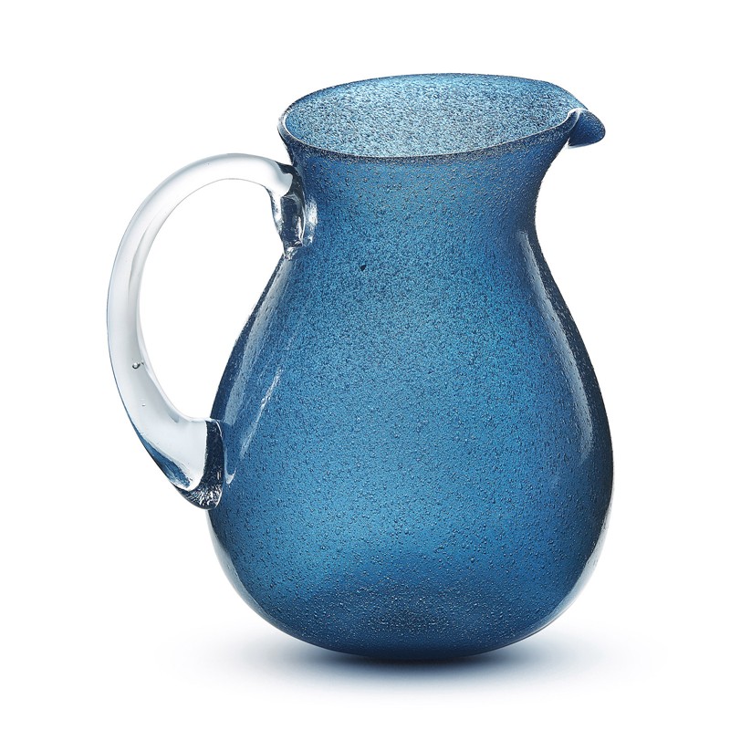 24D0EB60D4FC7B45FA9697D9396A1158_8028460005610-Brocca-Pitcher-Deep-Blue-in-Pasta-di-Vetro-di-Memento-Zanoletti-1 Brocca Pitcher Deep Blue in Pasta di Vetro di Memento - immagine 1