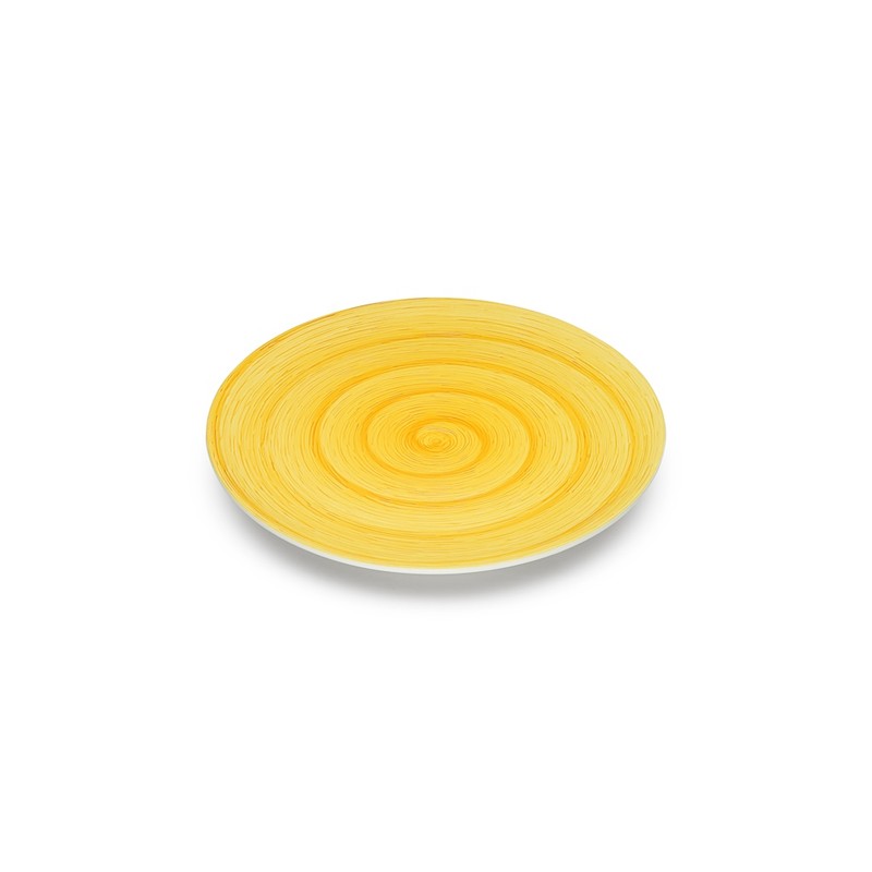 B3F9C4F5CC30A460513773EE7E963AFA_8028460985059-Set-6-Pezzi-Piatto-Piano-Giallo-in-Ceramica-di-Memento-Zanoletti-1 Set 6 Pezzi Piatti Piani Giallo in Ceramica di Memento - immagine 1