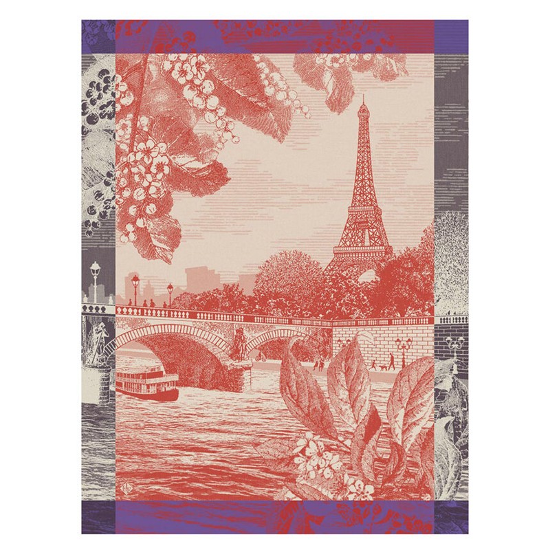 159E0634F826E76DD4EB4739FD3E0303_3660269309633-Strofinaccio-Paris-sur-Seine-60x80-cm-di-Le-Jacquard-Francais-Zanoletti-1 Strofinaccio Paris sur Seine Pigalle 60x80 cm di Le Jacquard Francais - immagine 1
