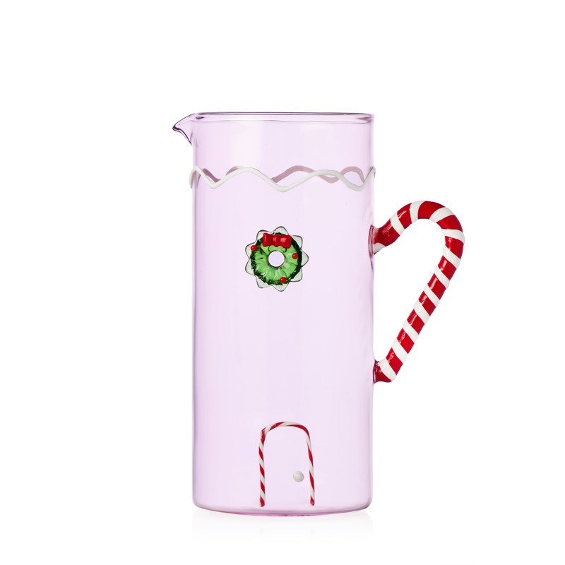 42BC8CA834E78D7D9D55A83B2D5767AA_8032397075288-Brocca-Sweet-Candy-in-Vetro-Borosilicato-di-Ichendorf-Milano-Zanoletti-1 Brocca Sweet & Candy Rosa in Vetro Borosilicato di Ichendorf Milano - immagine 1