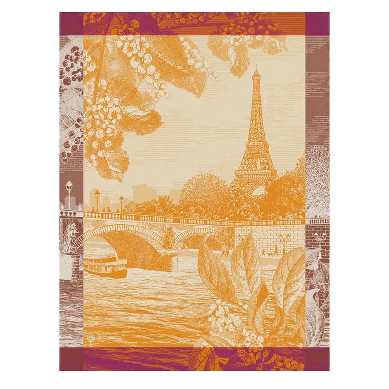 CBCAA65240C904DBFB7C70079655A7BB_3660269309640-Strofinaccio-Paris-sur-Seine-Concorde-di-Le-Jacquard-Francais-Zanoletti Strofinaccio Paris sur Seine Concorde 60x80 cm di Le Jacquard Francais - immagine 1