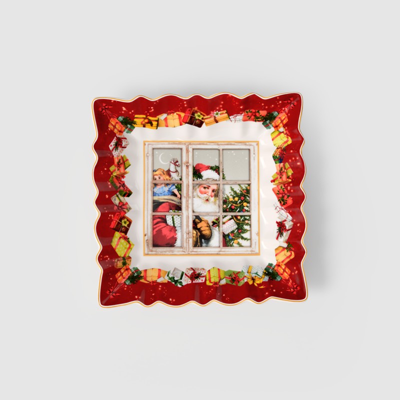 Piatto Quadrato Babbo Natale Topy’s Fantasy di Villeroy & Boch
