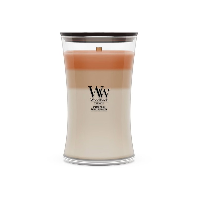 DA7F6C947B9EFC3B138B783A8D7D3BD4_5038581194561-Candela-Hearth-Spice-Trilogy-Clessidra-Grande-di-WoodWick-Zanoletti-1 Candela Hearth Spice Trilogy Clessidra Grande di WoodWick - immagine 1
