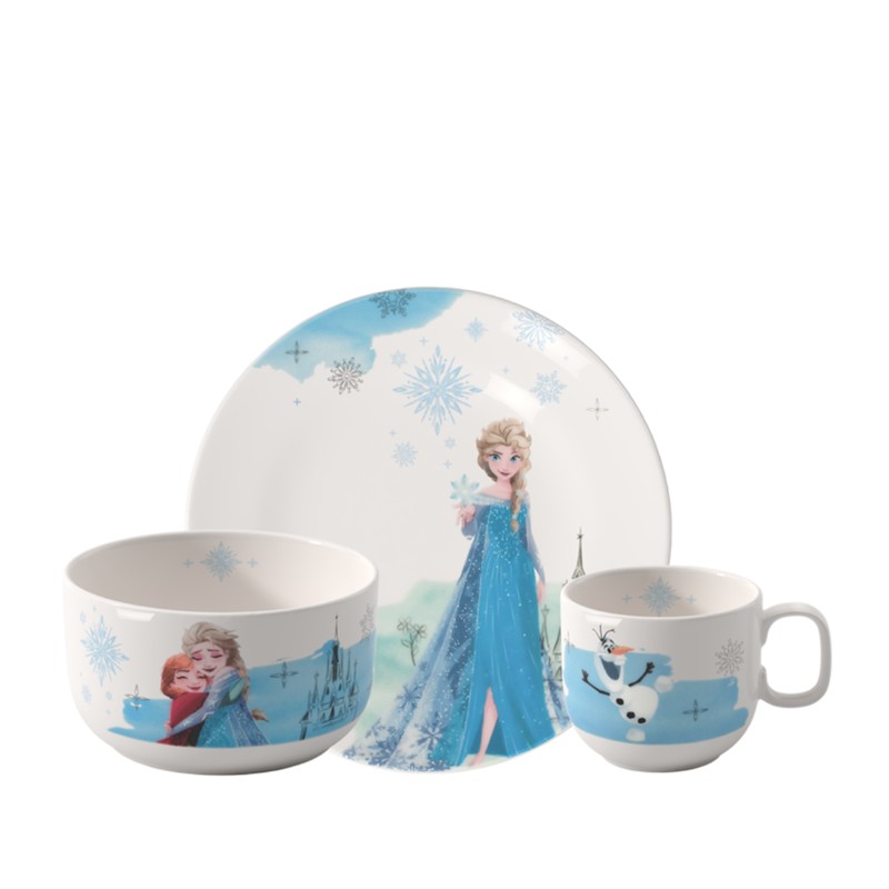 3BC541931E20E3FECDBE6DBB90B0E636_4003686459519-Set-Pappa-Bimbi-3-Pezzi-Disney-Frozen-di-Villeroy-Boch-Zanoletti-1 Set Pappa Bimbi 3 Pezzi Disney Frozen di Villeroy & Boch - immagine 1