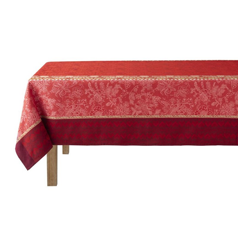 58630A0228BAB905CE12CDC9F7653F33_3660269309978-Tovaglia-Gipsy-Rubis-in-puro-cotone-120x120-di-Le-Jacquard-Francais-Zanoletti-1 Tovaglia Gipsy Rubis in Puro Cotone 120 x 120 cm di Le Jacquard Francais - immagine 1