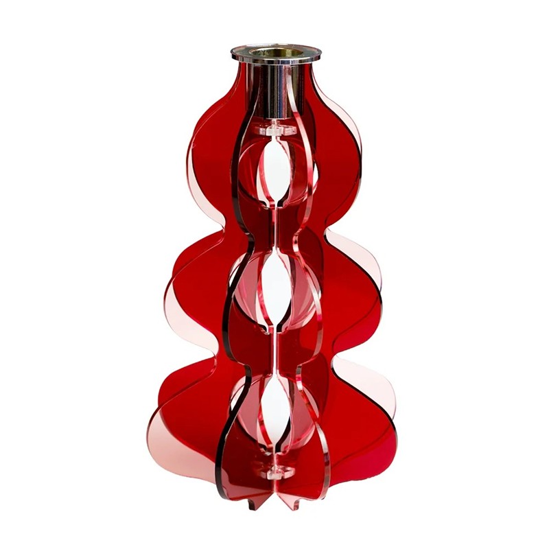 5B1CADB0756C97291A0B78F73118AD48_8059692106394-Candelabro-Iride-Grande-Bordeaux-in-Cristallo-Acrilico-di-Vesta-Zanoletti-1 Candelabro Iride Grande Bordeaux in Cristallo Acrilico di Vesta - immagine 1