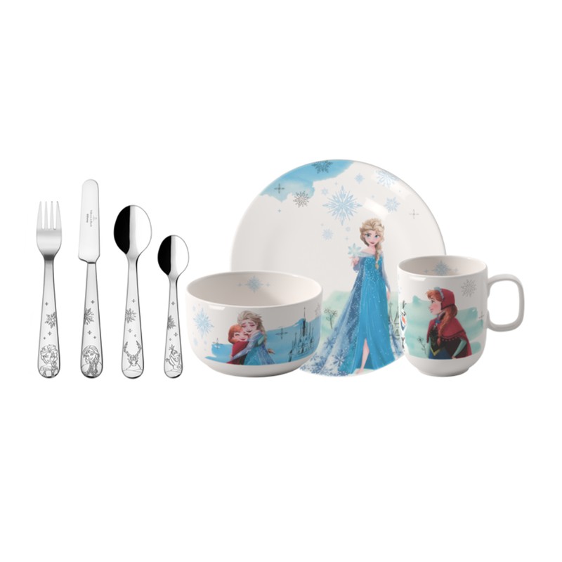 BAFFA9BD06DB80ADFCF64B4D49B06477_4003686459526-Set-Pappa-Bambini-7-Pezzi-Disney-Frozen-di-Villeroy-Boch-Zanoletti-1 Set Pappa Bambini 7 Pezzi Disnet Frozen di Villeroy & Boch - immagine 1
